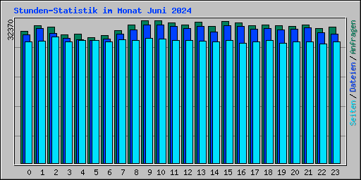 Stunden-Statistik im Monat Juni 2024